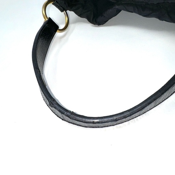 Prada Black Nylon Gaufre Quilted Tessuto Shoulder Bag - Picture 5 of 13